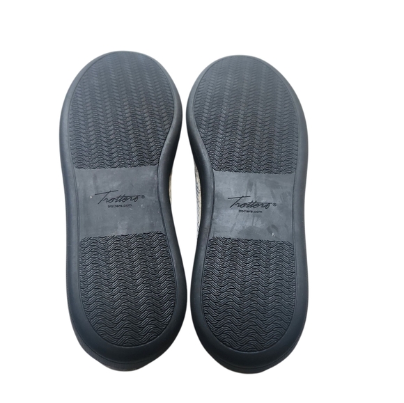 Trotters Accents Black Linen Loafer Espadrille Size 8 Narrow Vacation Casual - Picture 6 of 9